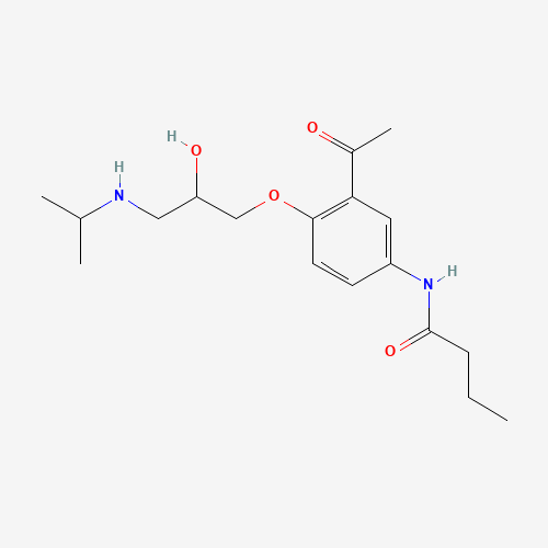 2D chemical (molecular) structure of Acebutolol