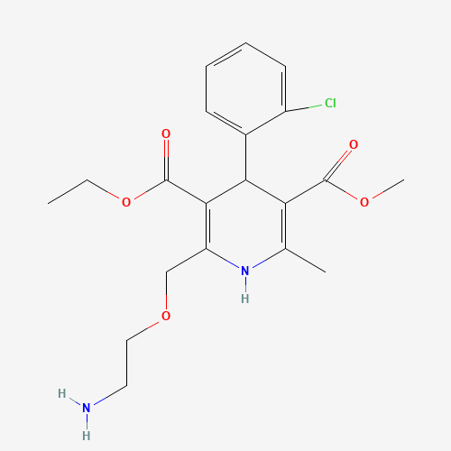 2D chemical (molecular) structure of Amlodipine