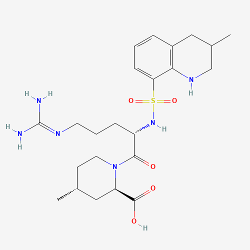 2D chemical (molecular) structure of Argatroban