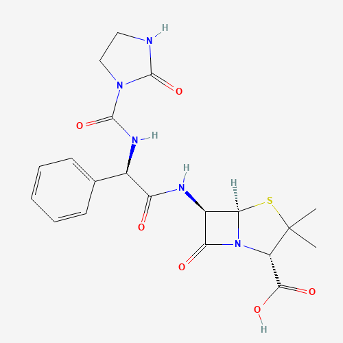 2D chemical (molecular) structure of Azlocillin