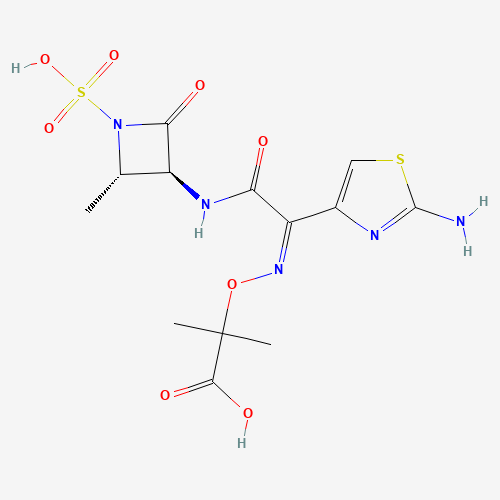 2D chemical (molecular) structure of Aztreonam