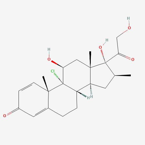 2D chemical (molecular) structure of Beclometasone