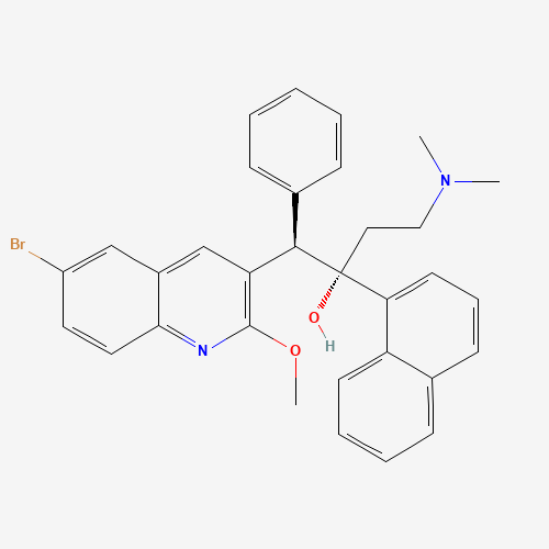 2D chemical (molecular) structure of Bedaquiline