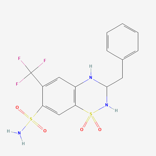 2D chemical (molecular) structure of Bendroflumethiazide