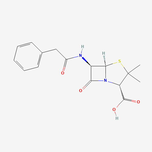 2D chemical (molecular) structure of Benzylpenicillin