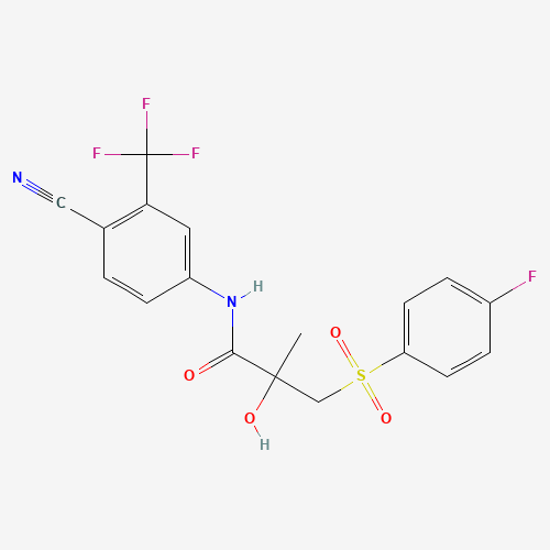 2D chemical (molecular) structure of Bicalutamide