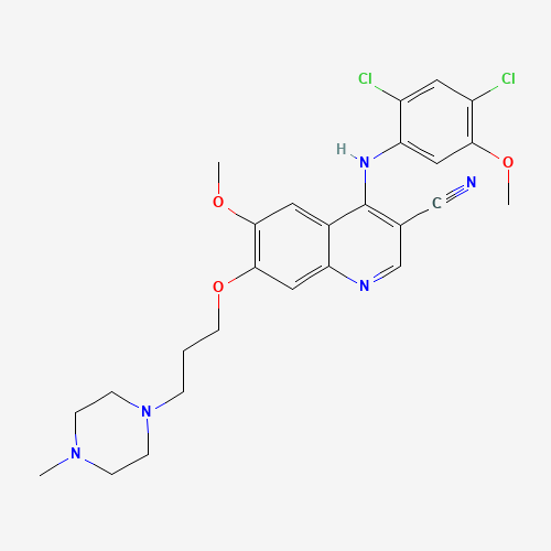 2D chemical (molecular) structure of Bosutinib