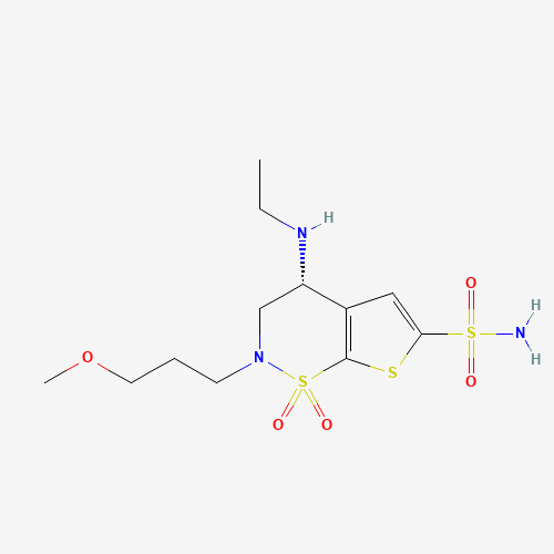 2D chemical (molecular) structure of Brinzolamide