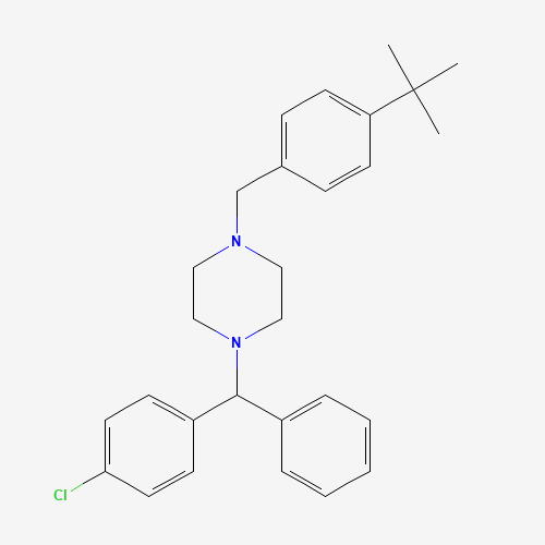 2D chemical (molecular) structure of Buclizine