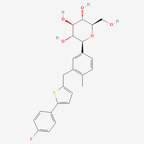 2D chemical (molecular) structure of Canagliflozin