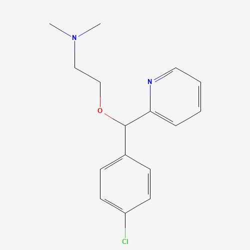 2D chemical (molecular) structure of Carbinoxamine