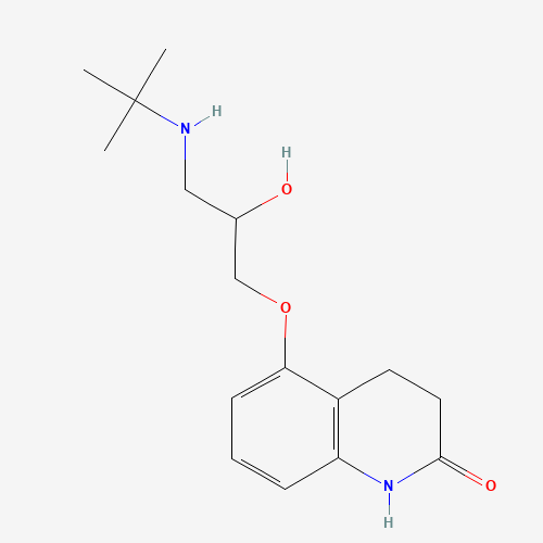 2D chemical (molecular) structure of Carteolol
