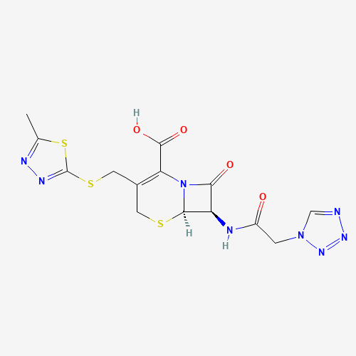2D chemical (molecular) structure of Cefazolin