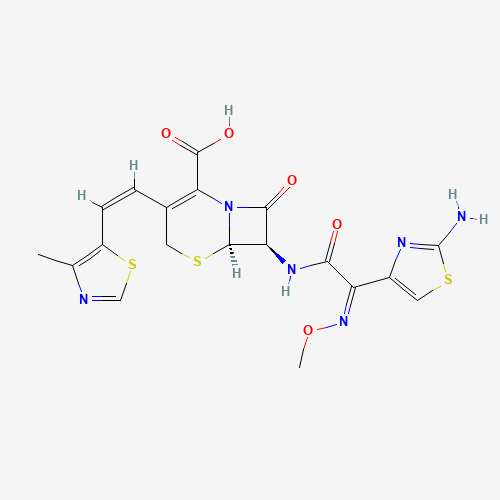 2D chemical (molecular) structure of Cefditoren