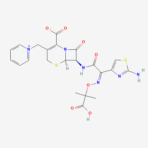 2D chemical (molecular) structure of Ceftazidime