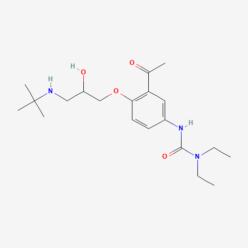 2D chemical (molecular) structure of Celiprolol