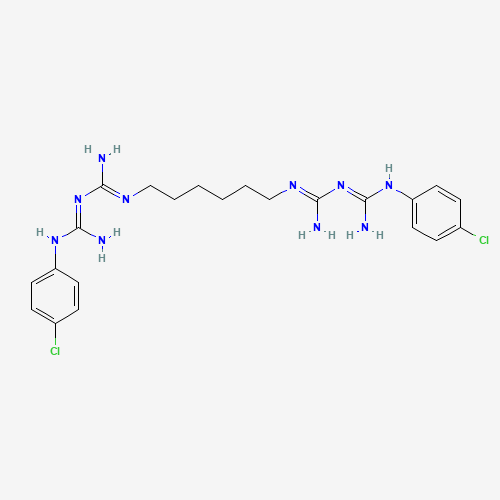2D chemical (molecular) structure of Chlorhexidine