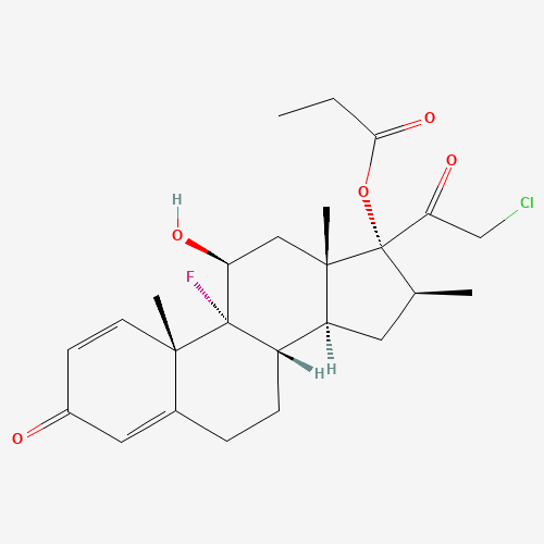 2D chemical (molecular) structure of Clobetasol
