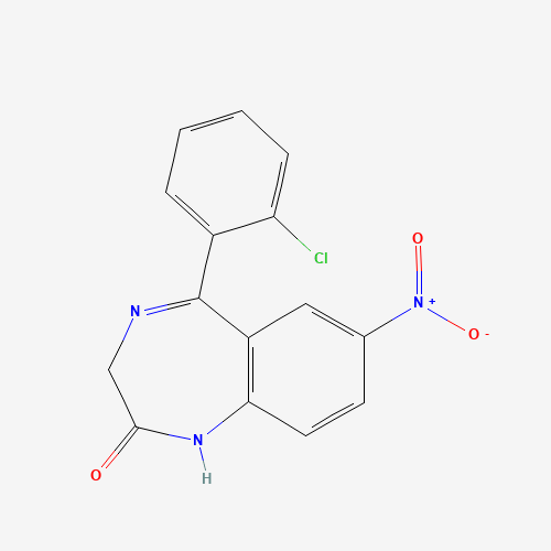 2D chemical (molecular) structure of Clonazepam
