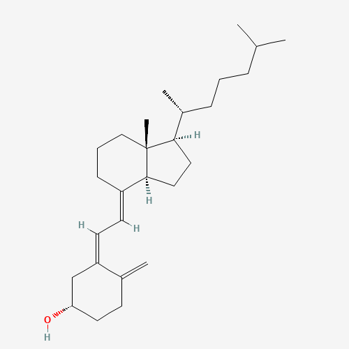 2D chemical (molecular) structure of Colecalciferol (vitamin D3)