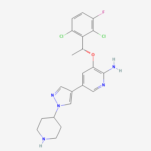 2D chemical (molecular) structure of Crizotinib