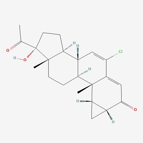 2D chemical (molecular) structure of Cyproterone