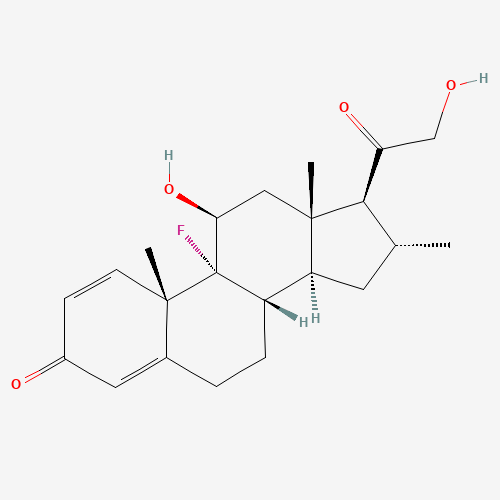 2D chemical (molecular) structure of Desoximetasone