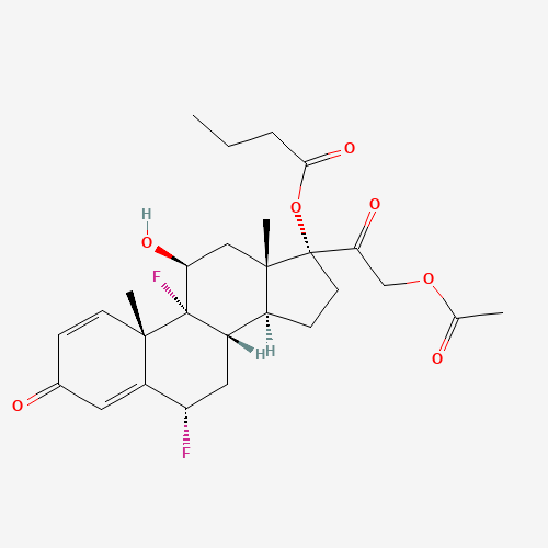 2D chemical (molecular) structure of Difluprednate