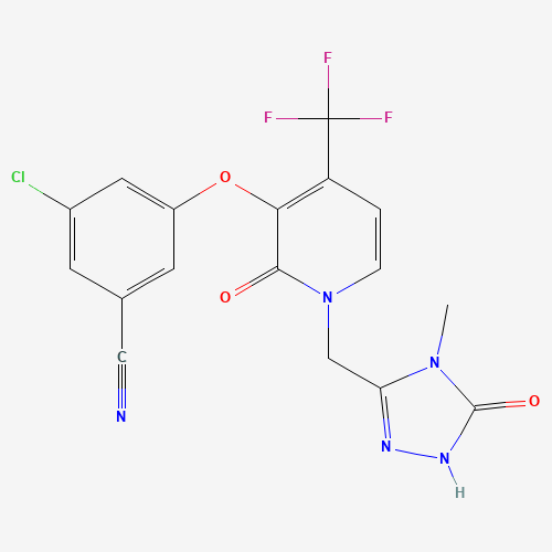 2D chemical (molecular) structure of Doravirine