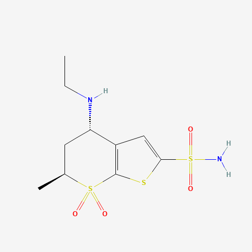 2D chemical (molecular) structure of Dorzolamide