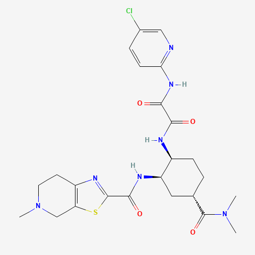 2D chemical (molecular) structure of Edoxaban