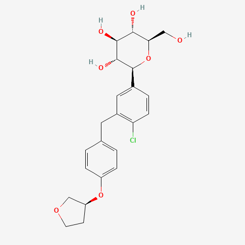 2D chemical (molecular) structure of Empagliflozin