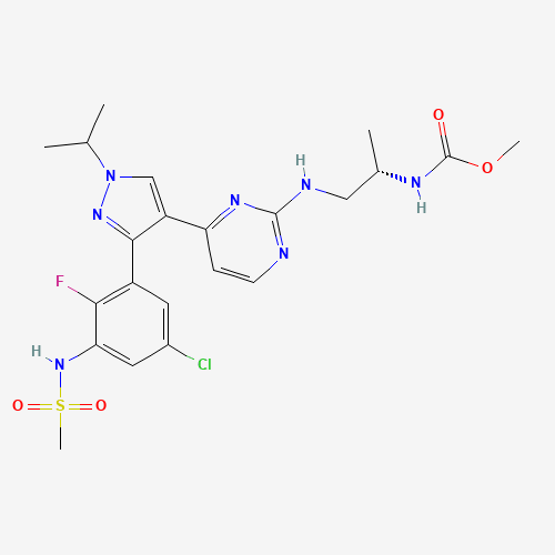 2D chemical (molecular) structure of Encorafenib