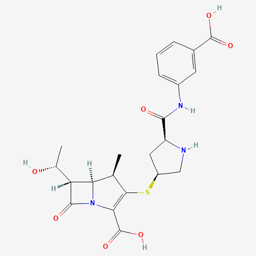 2D chemical (molecular) structure of Ertapenem
