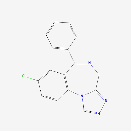 2D chemical (molecular) structure of Estazolam
