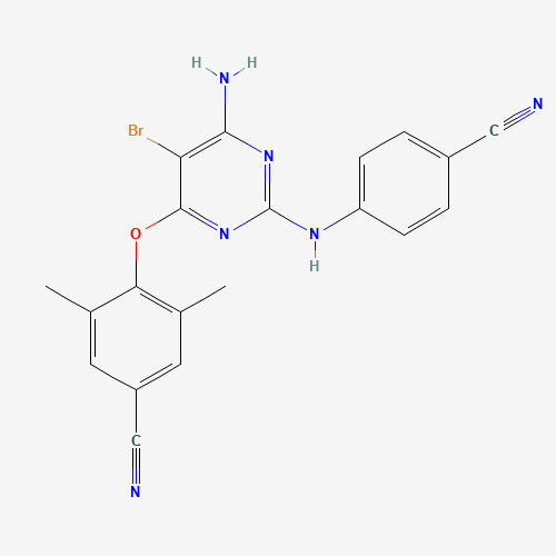 2D chemical (molecular) structure of Etravirine