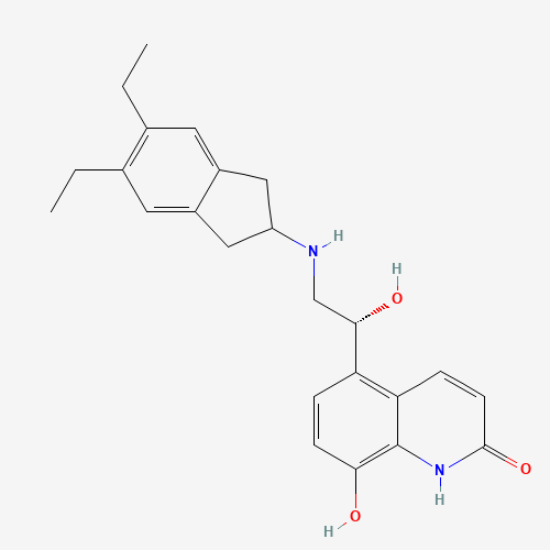 2D chemical (molecular) structure of Indacaterol