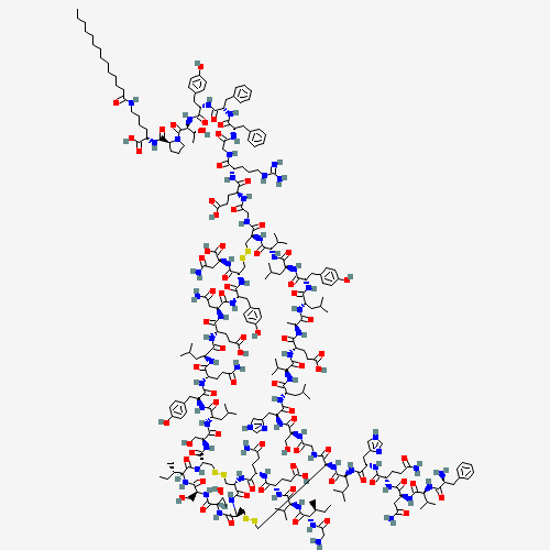 2D chemical (molecular) structure of Insulin detemir