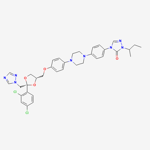 2D chemical (molecular) structure of Itraconazole