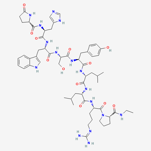 2D chemical (molecular) structure of Leuprorelin