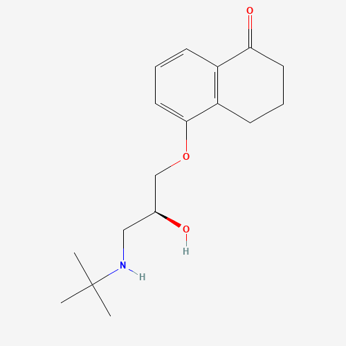 2D chemical (molecular) structure of Levobunolol