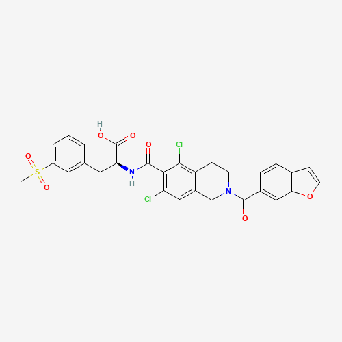2D chemical (molecular) structure of Lifitegrast