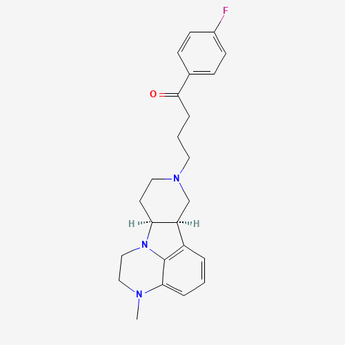 2D chemical (molecular) structure of Lumateperone