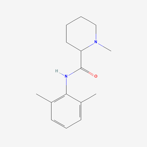 2D chemical (molecular) structure of Mepivacaine