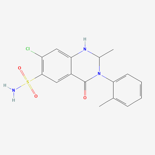 2D chemical (molecular) structure of Metolazone