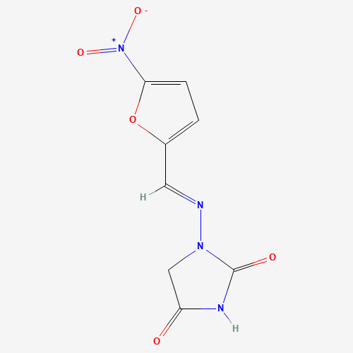 2D chemical (molecular) structure of Nitrofurantoin