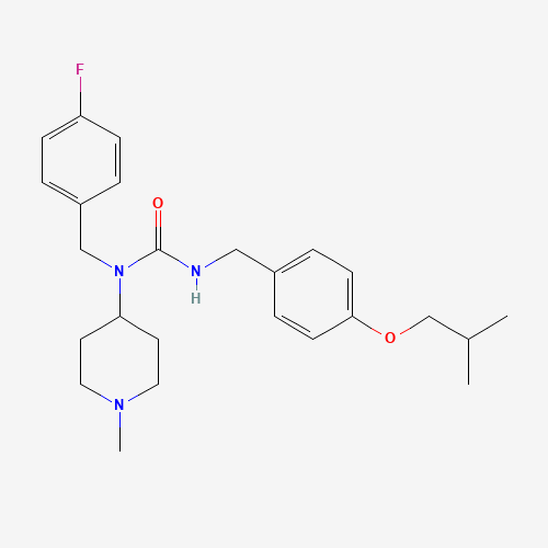 2D chemical (molecular) structure of Pimavanserin
