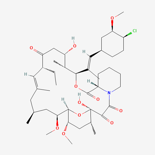 2D chemical (molecular) structure of Pimecrolimus