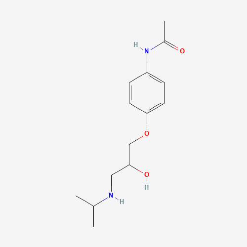 2D chemical (molecular) structure of Practolol