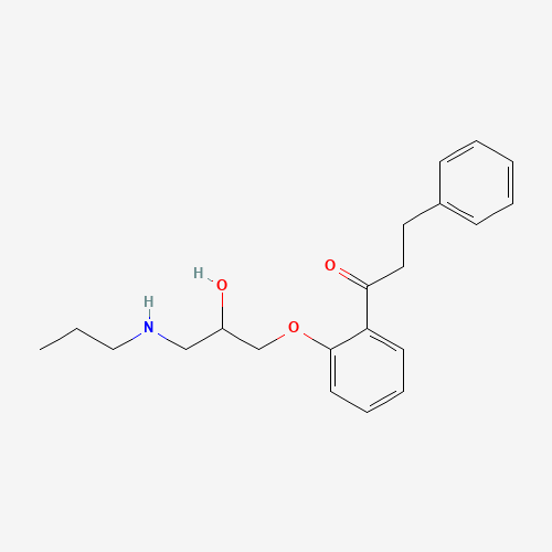 2D chemical (molecular) structure of Propafenone